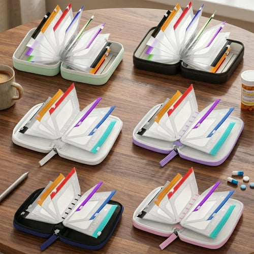 Travel Medicine Organizer™ – Keep Your Pills, Vitamins & Supplements Perfectly Organized