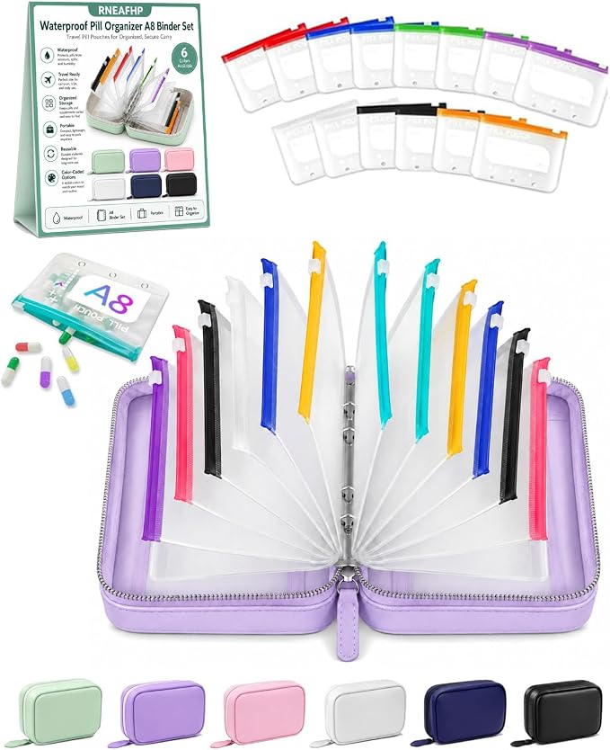 Travel Medicine Organizer™ – Keep Your Pills, Vitamins & Supplements Perfectly Organized