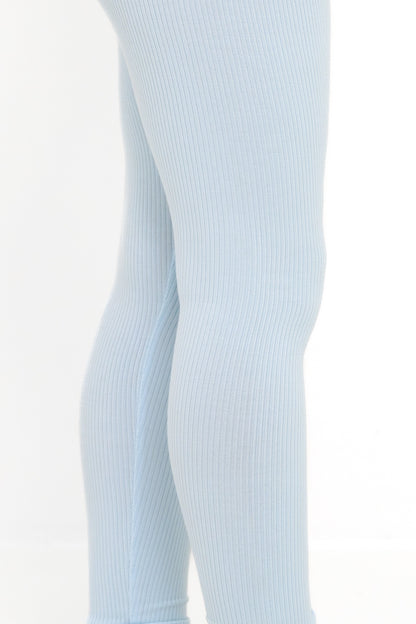 Ribbed Leggings in Breeze