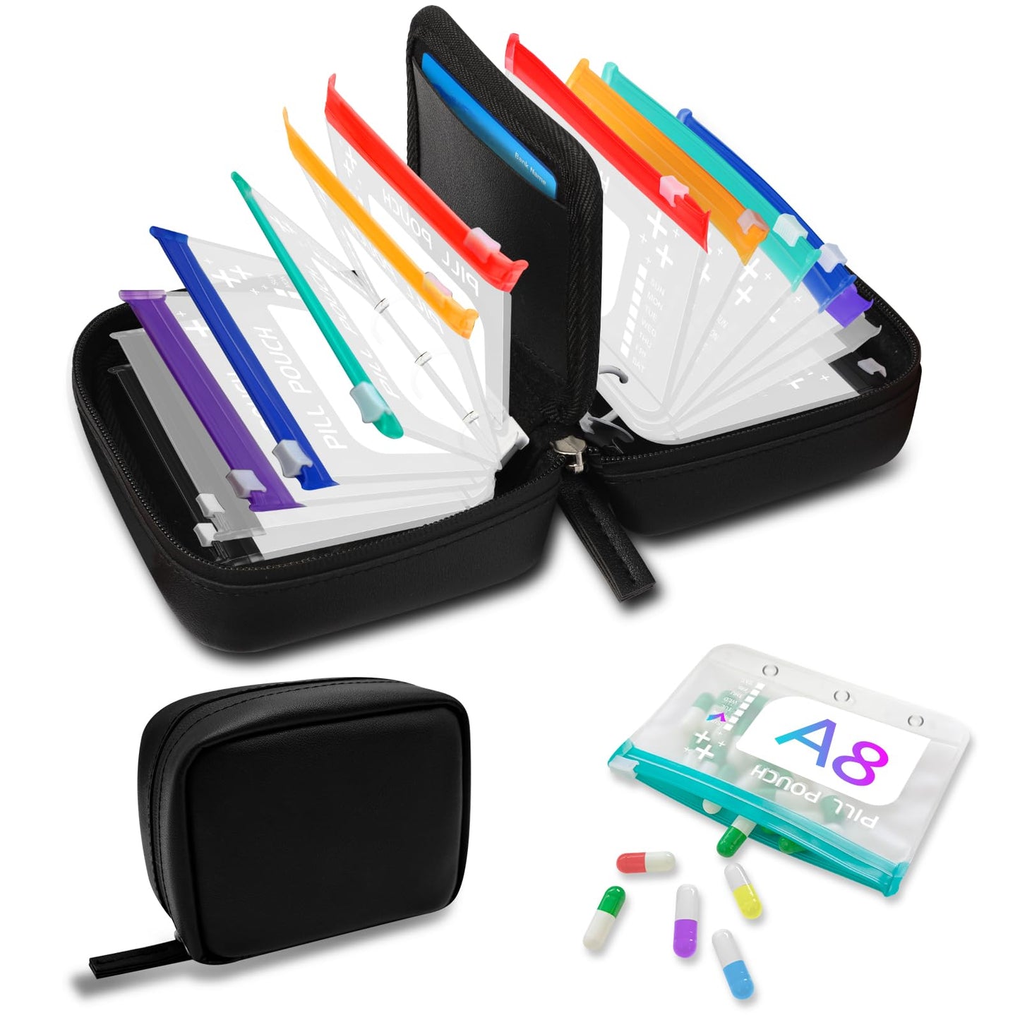 Travel Medicine Organizer™ – Keep Your Pills, Vitamins & Supplements Perfectly Organized