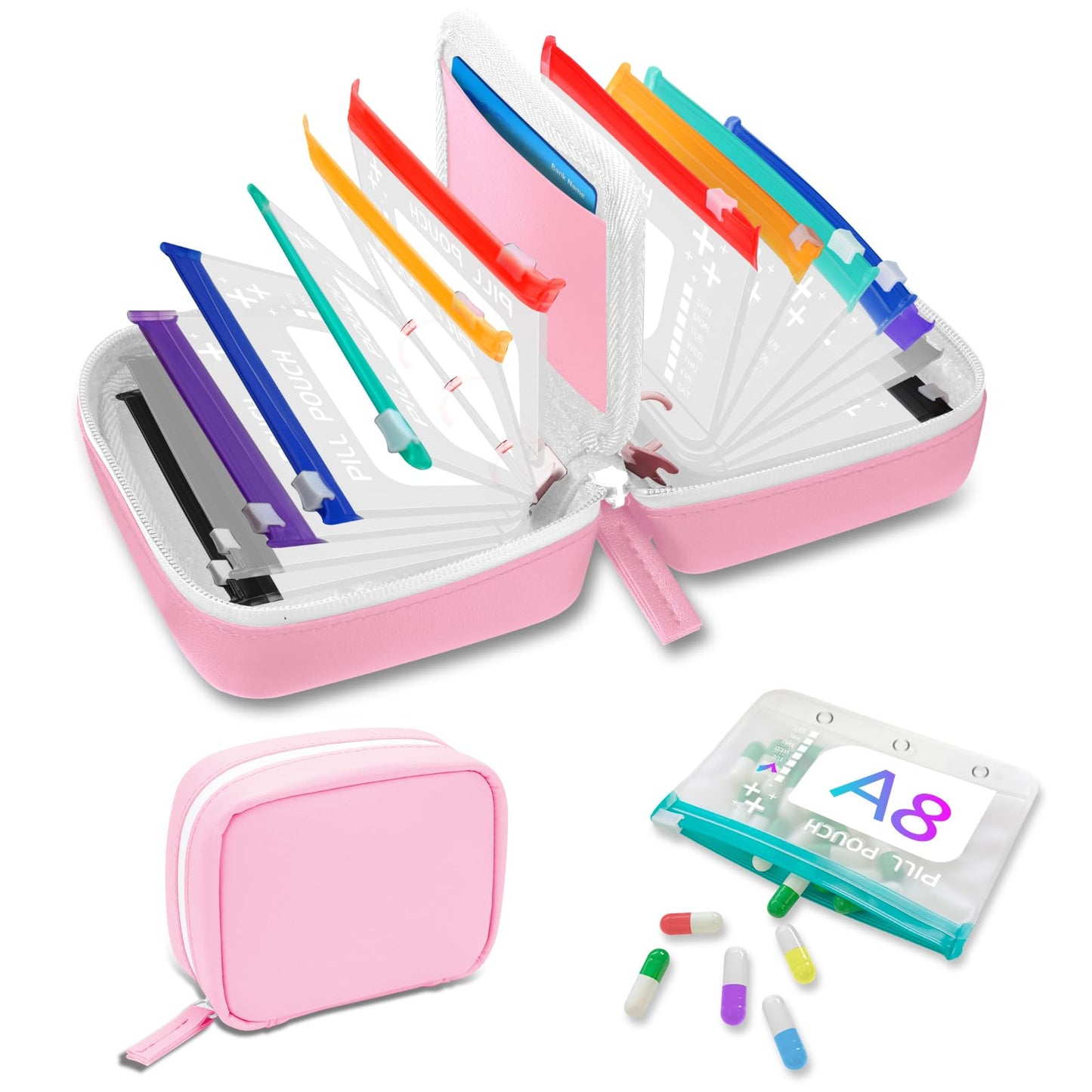 Travel Medicine Organizer™ – Keep Your Pills, Vitamins & Supplements Perfectly Organized