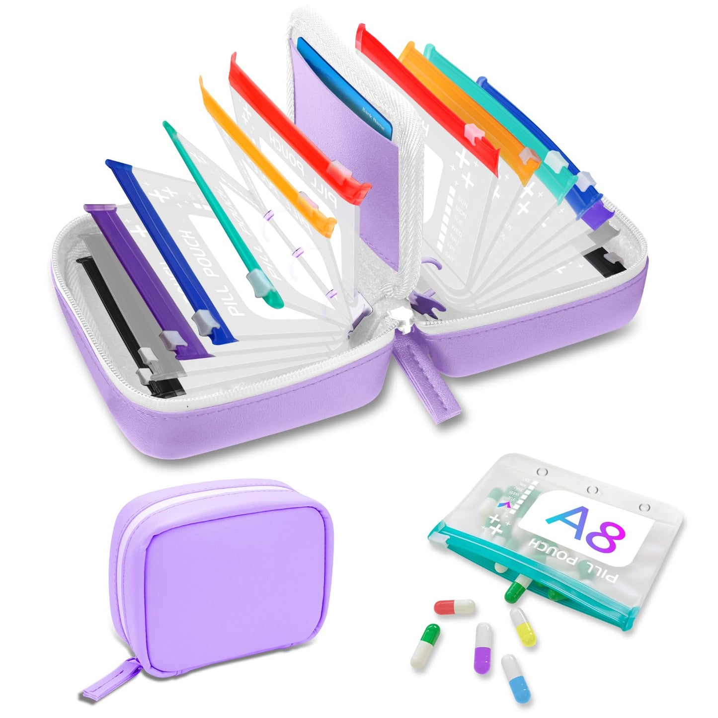 Travel Medicine Organizer™ – Keep Your Pills, Vitamins & Supplements Perfectly Organized