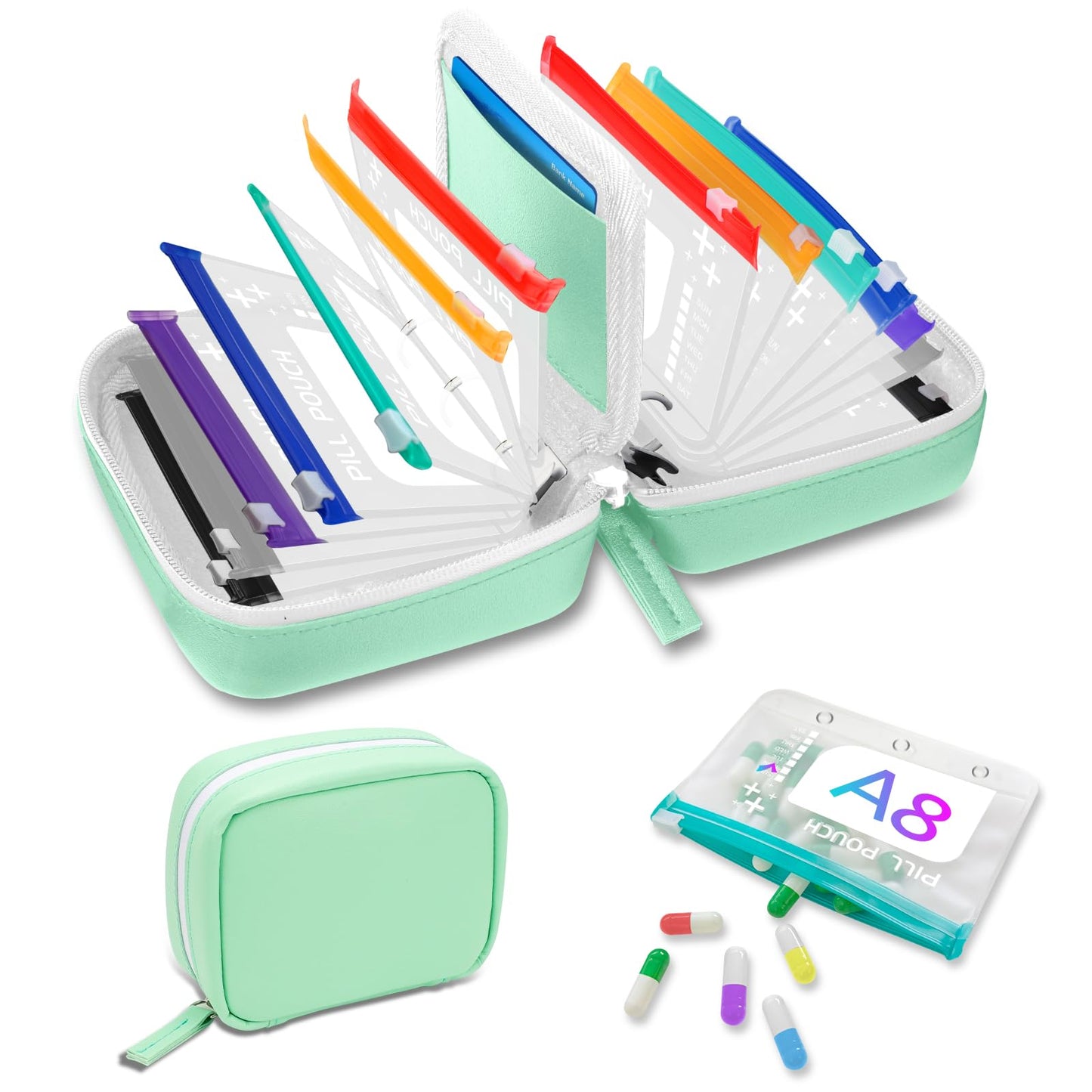 Travel Medicine Organizer™ – Keep Your Pills, Vitamins & Supplements Perfectly Organized